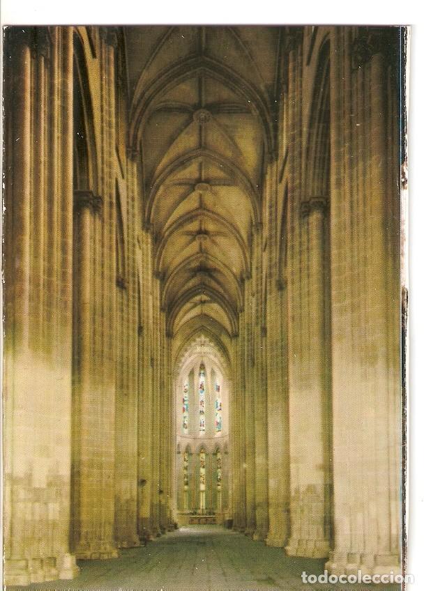 Postcards: Postal 032534 : Batalha (Portugal). Mosteiro - Nave principal da Igreja - Varios