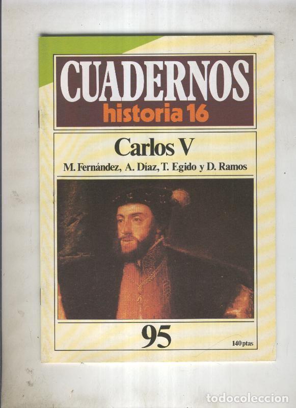 Postkarten: Cuadernos Historia 16 numero 95:Carlos V - M.Fernandez, A.Diaz, T.Egido y D.Ramos