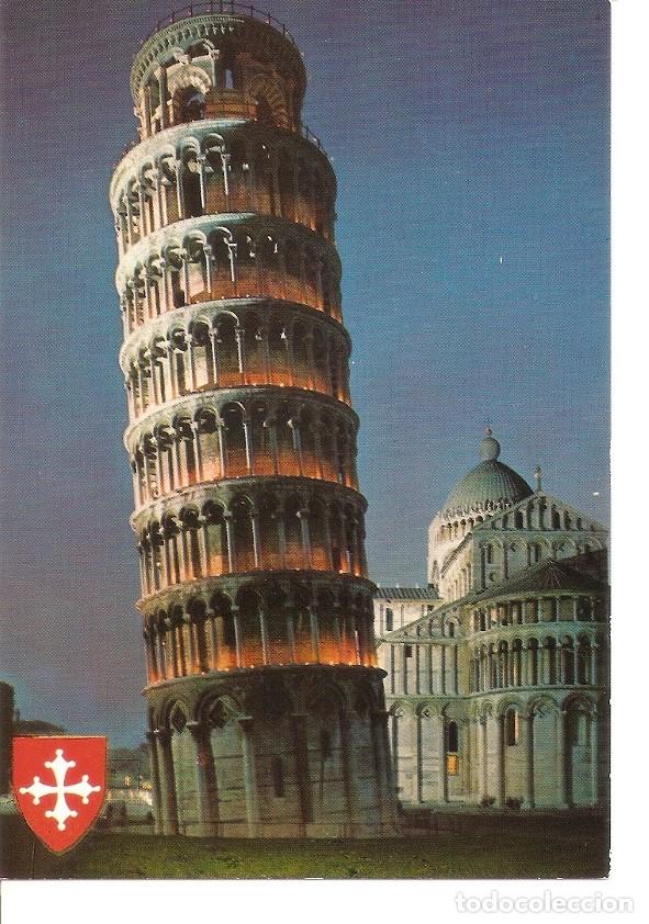 Cartoline: Postal 032691 : Pisa Leaning tower and Apsis of the Catheral - Varios