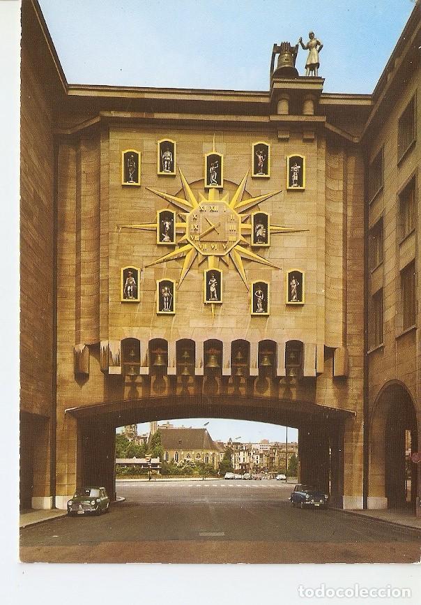 Postkarten: Postal 033449 : Bruxelles: Mont des Rts LHorloge. The clock - Varios