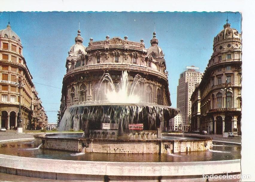 Cartoline: Postal 033837 : Genova. Place de Ferrari - Varios