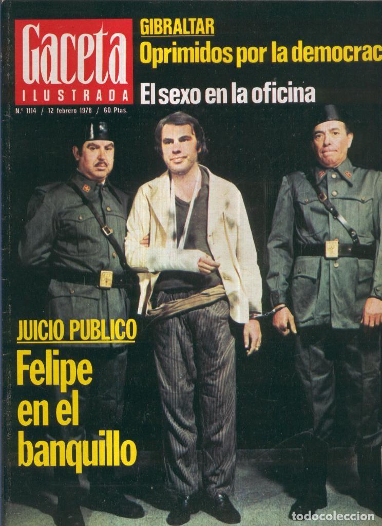 Postales: GACETA ILUSTRADA Numero 1114: Felipe en el banquillo - Varios Autores