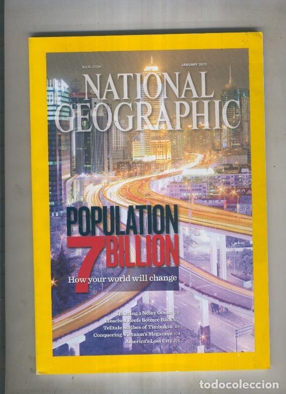 Postkarten: National Geographic January 2011: Popular 7 bilion how your will change - Varios