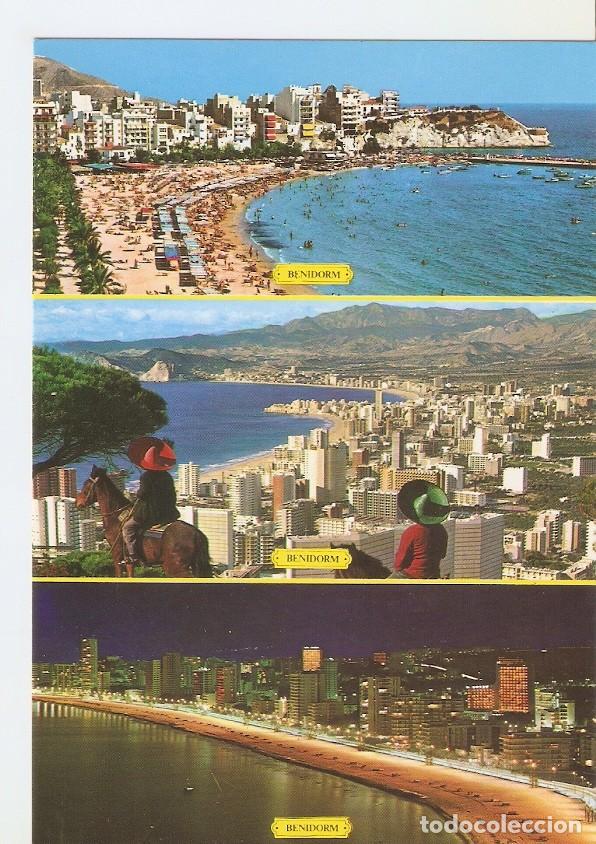 Postales: Postal 034137 : Benidorm (Espa&ntilde;a). Varias vistas - Varios