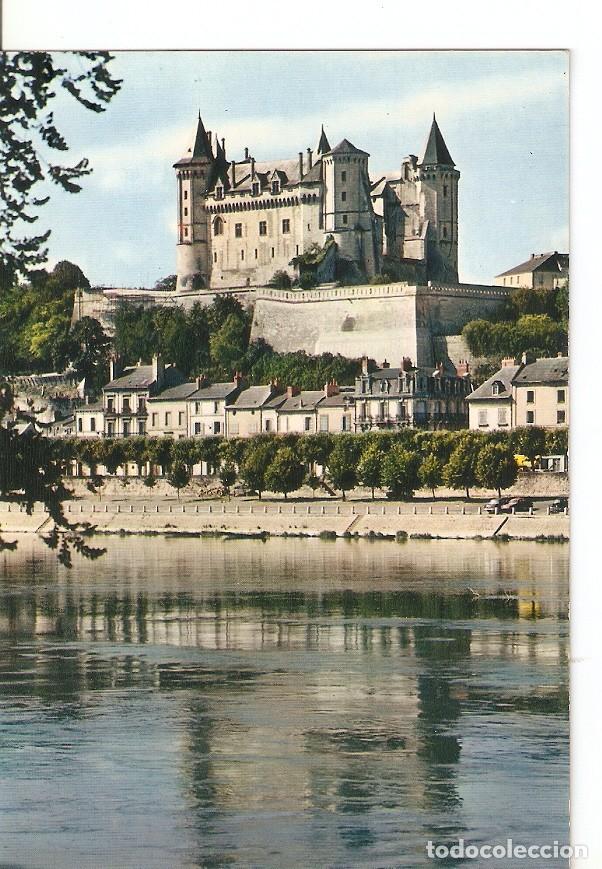 Postais: Postal 034408 : Saumur (M. et L.) Le Ch&acirc;teau (XV s.) et la Loire - Varios