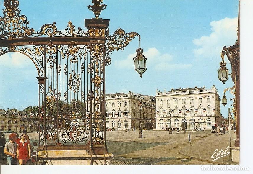 Cartoline: Postal 034501 : Nancy. La place Stanislas ensemble architectural can&ccedil;u par Emmanuel Here (1705-1763)