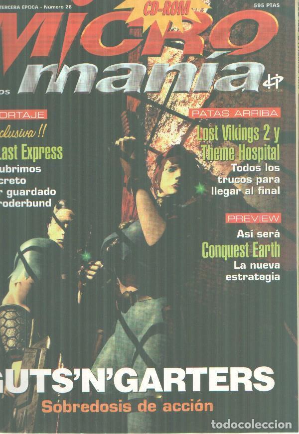 Postales: Micromania, 3&ordf; epoca numero 28, sin el CD ROM - Varios