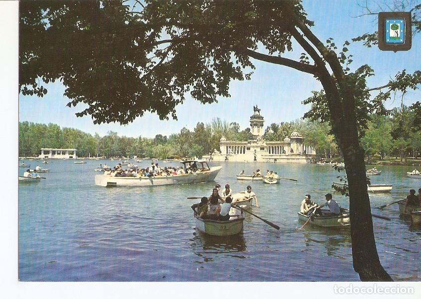 Postkarten: Postal 035128 : Madrid. Parque del Ratiro. Estanque - Varios