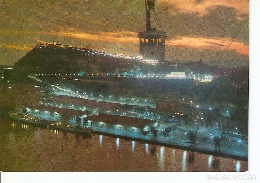 Cartes Postales: Postal 035193 : Barcelona. Efecto de Montjuich y Puerto - Varios