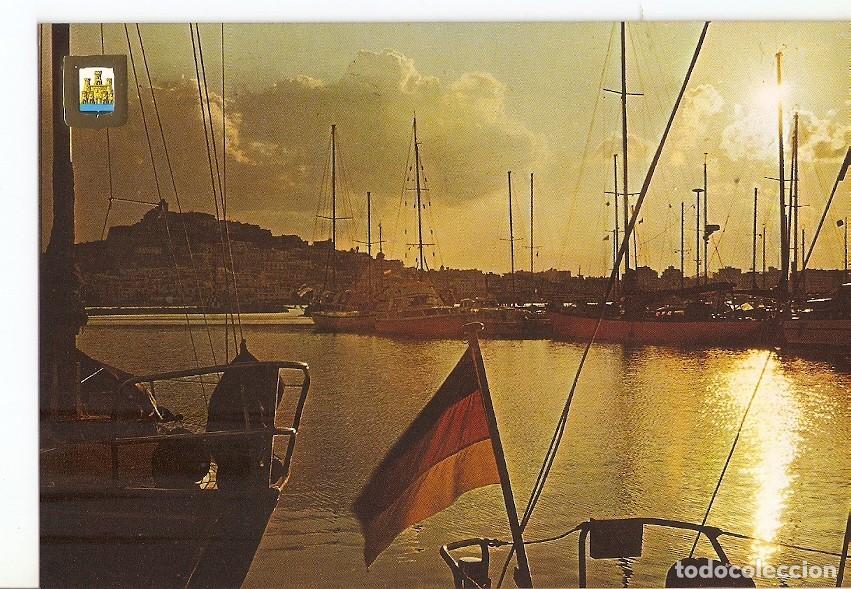 Postcards: Postal 035120 : Ibiza. Isla Blanca. Puerto Deportivo al atardecer - Varios
