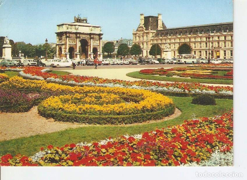 Postcards: Postal 035258 : Paris. Jardin des Tuileries et lArc de Triomphe du Carrousel - Varios