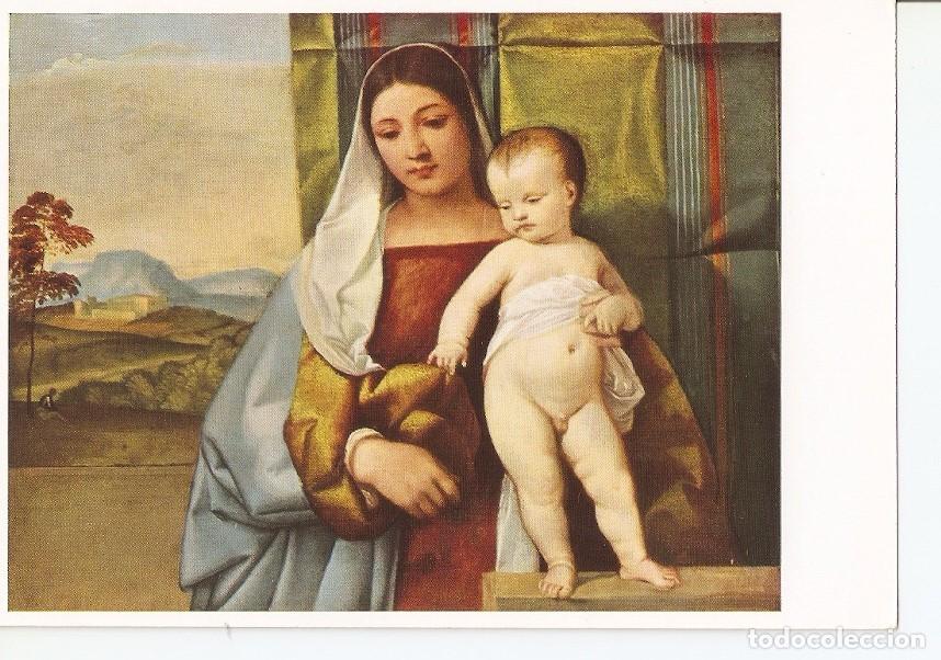 Postales: Postal 035317 : Wien Kunsthistorisches Museum. Tizian. The Gipsy-Madonna - Varios