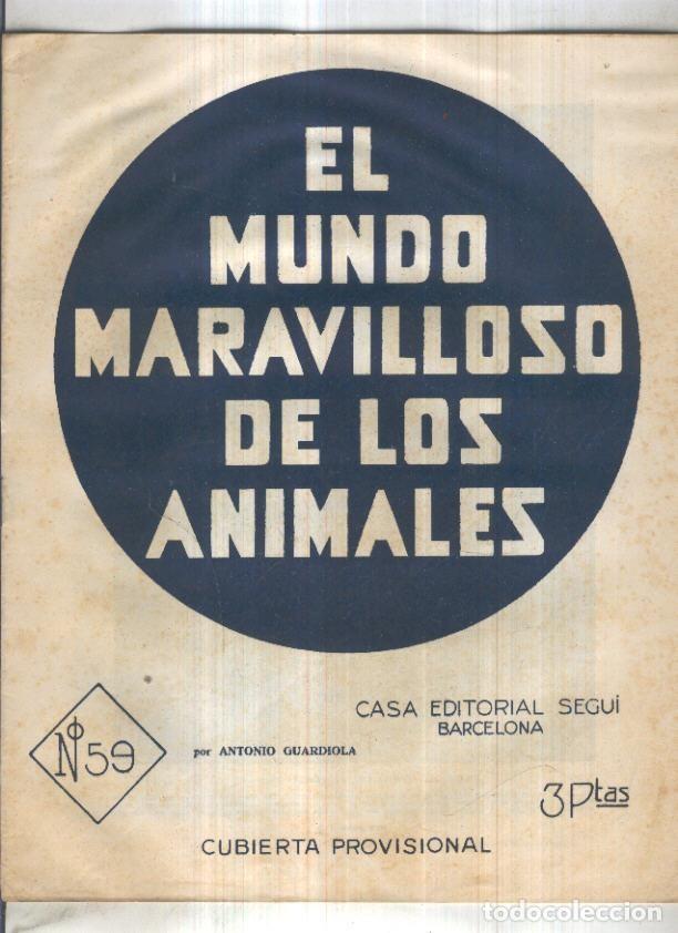 Postkarten: El mundo maravilloso de los animales numero 59: Monos en general - Antonio Guardiola