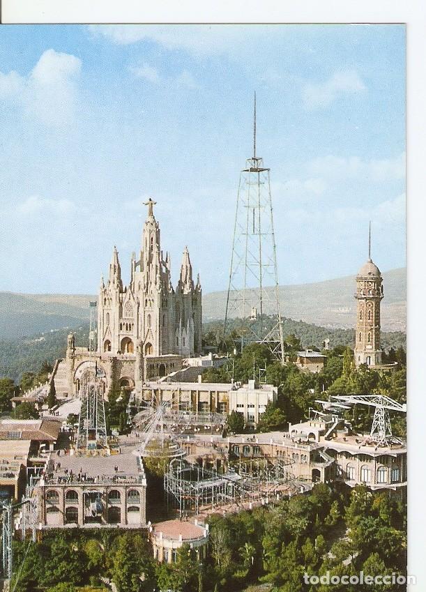 Postais: Postal 035461 : Barcelona vista en Helicoptero. Tibidabo - Varios