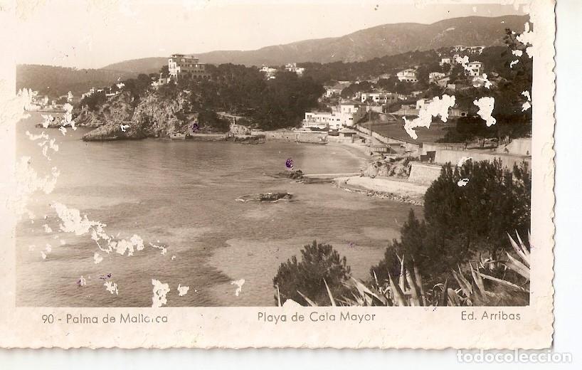 Postkarten: Postal 035755 : Palma de Mallorca. Playa de Cala Mayor - Varios