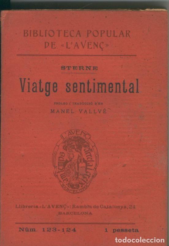 Cartoline: Biblioteca Popular de L,Aven&ccedil; numero 123/124: Viatge sentimental - Sterne