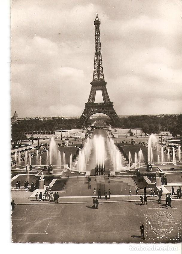Postais: Postal 036252 : La Tour Eiffel et les jets deau de Chaillot. Paris - Varios