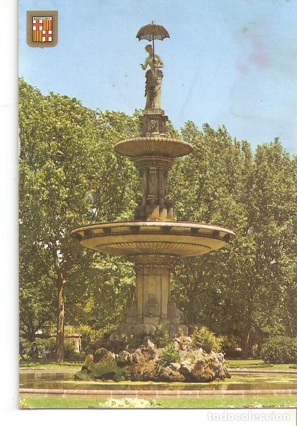 Cartoline: Postal 037081 : Barcelona. Parque de la Ciudadela. Dama del Paraiguas - Varios