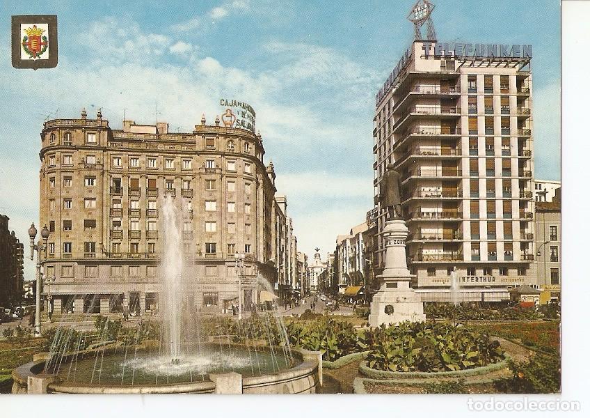 Postkarten: Postal 037048 : Valladolid. Plaza de Zorrilla y Edificio Caja de Ahorro de Salamanca - Varios