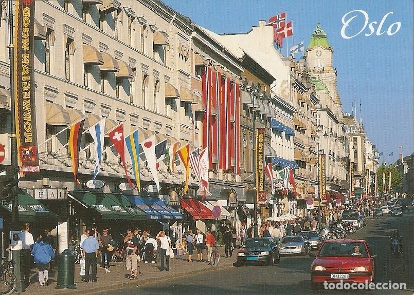 Postkarten: Postal 037412 : Norway. Oslo. Karl Johan - Varios