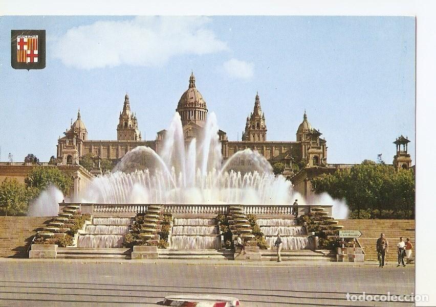 Cartes Postales: Postal 037095 : Barcelona. Fuente Monumental y Palacio Nacional de Montjuich - Varios
