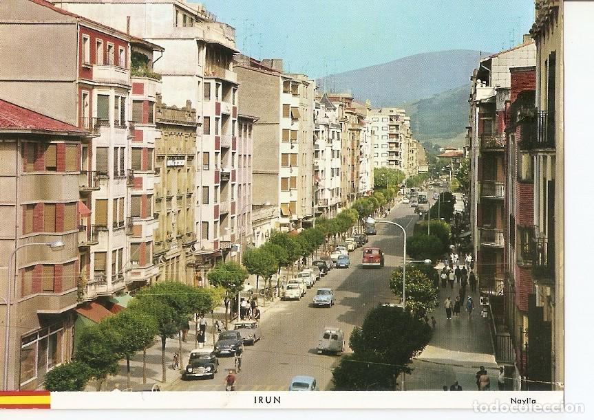 Postcards: Postal 037309 : Irun. Paseo de Colon - Varios