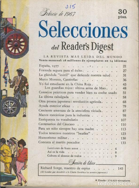 Postales: Selecciones del Readers Digest numero 315 - Varios