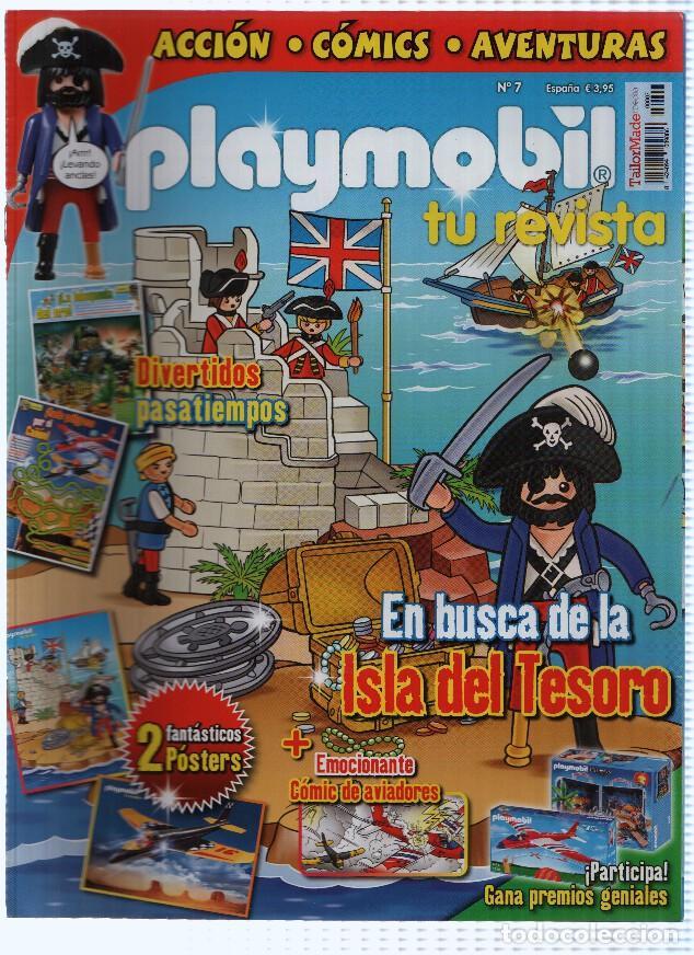 Postales: Revista PLAYMOBIL, Numero 07: En Busca de la Isla del Tesoro (Tailor Made Media 2013) - Varios