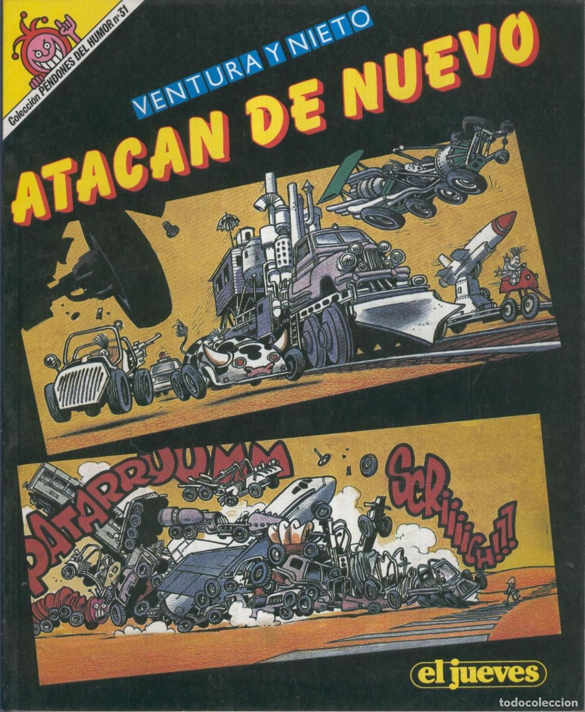 Cartoline: EL JUEVES: VENTURA Y NIETO ATACAN DE NUEVO (numerado 01 en trasera) - VENTURA-NIETO