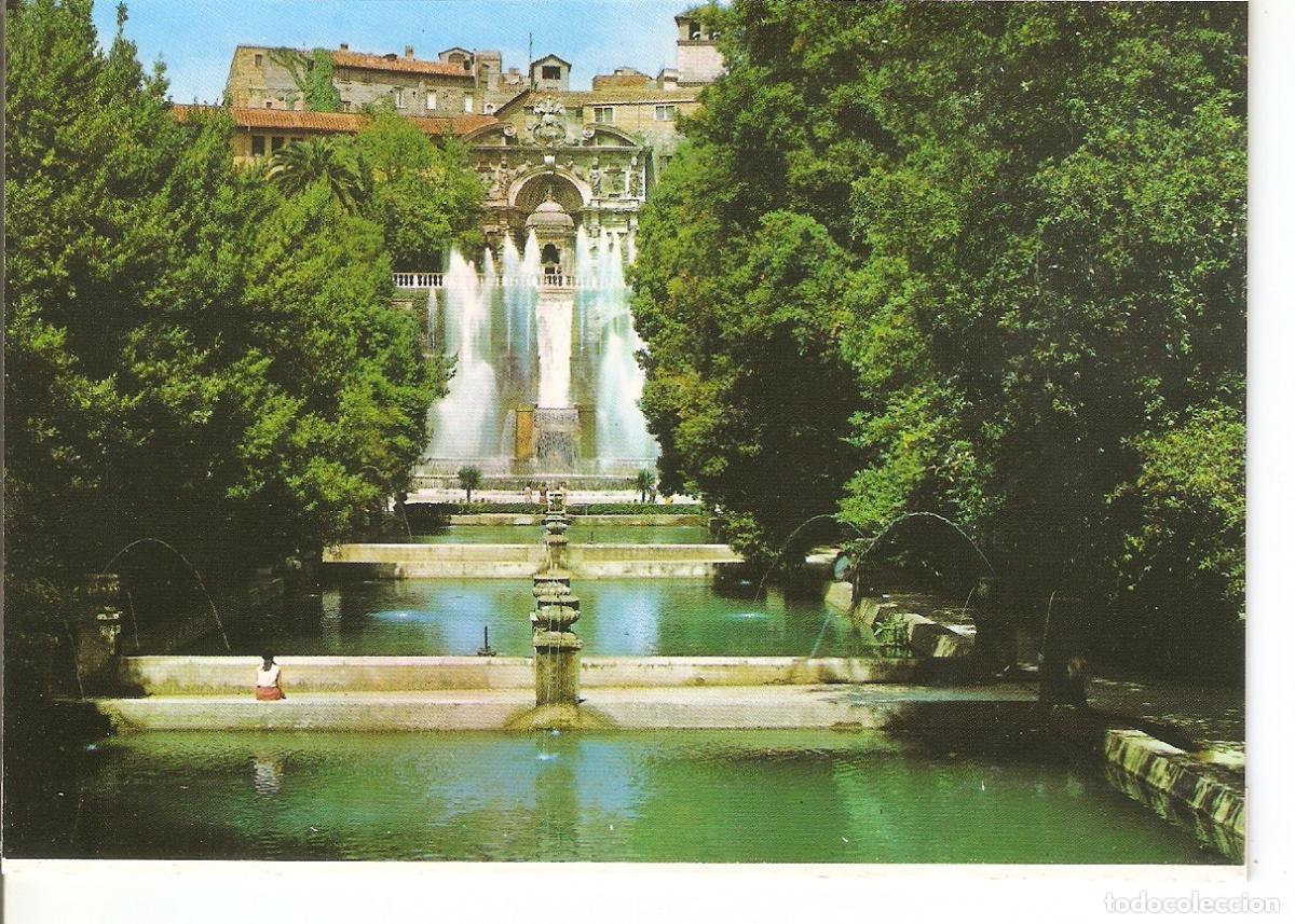 Postkarten: Postal 038182 : Tivoli - Villa dEste. Bassins - Fontaines de Neptune et de lOrgue - Varios