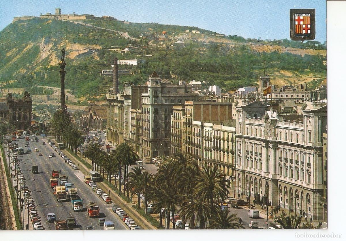 Postkarten: Postal 037886 : Barcelona. Paseo de Colon - Varios
