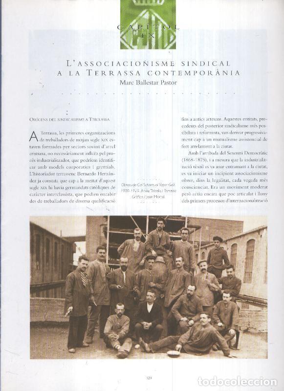 Cartoline: Terrassa capitol IX: L'associacionisme sindical a la Terrassa contemporania - Marc Ballestar Pastor