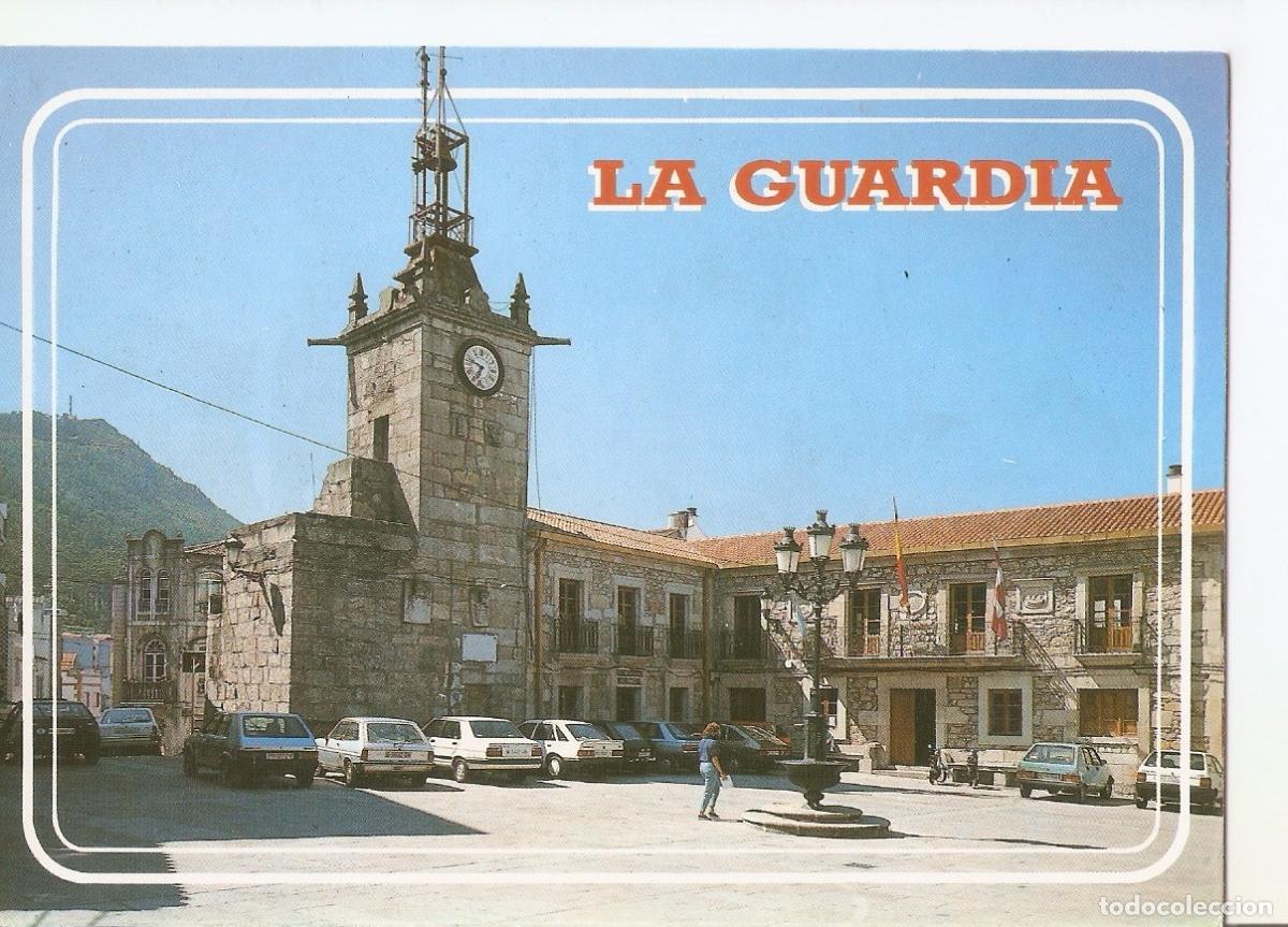 Postkarten: Postal 038514 : La Guardia (Galicia). Iglesia y Ayuntamiento - Varios