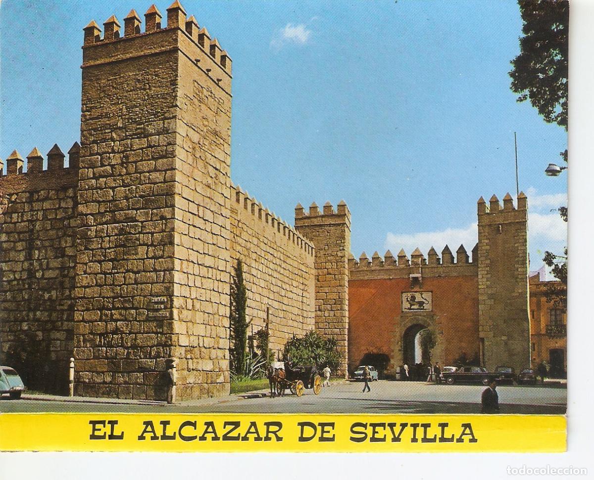 Cartes Postales: Postal 038210 : Sevilla el Alcazar. Puerta del Leon - Varios