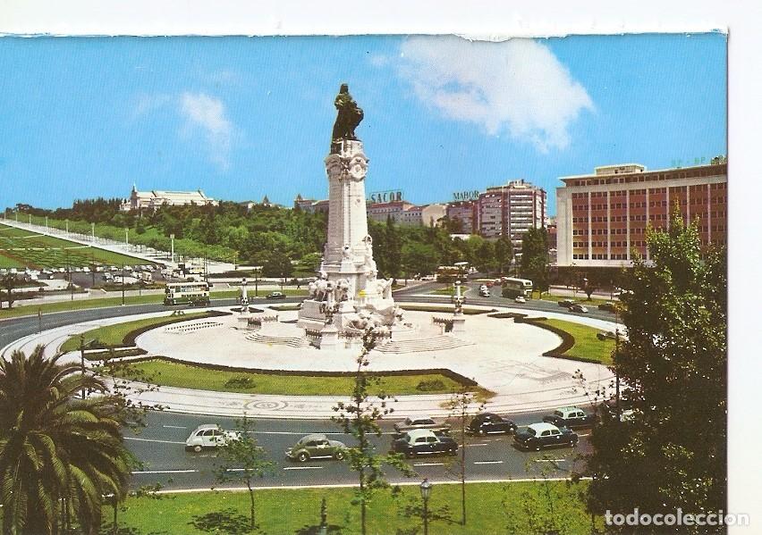 Cartoline: Postal 038899 : Lisboa (Portugal). Place du Marquis de Pombal - Varios