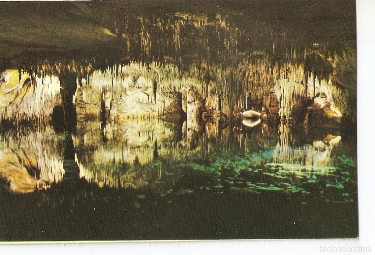 Cartoline: Postal 038803 : Cuevas del Drach. Porto Cristo - Mallorca. Lago Martel (amanecer) - Varios