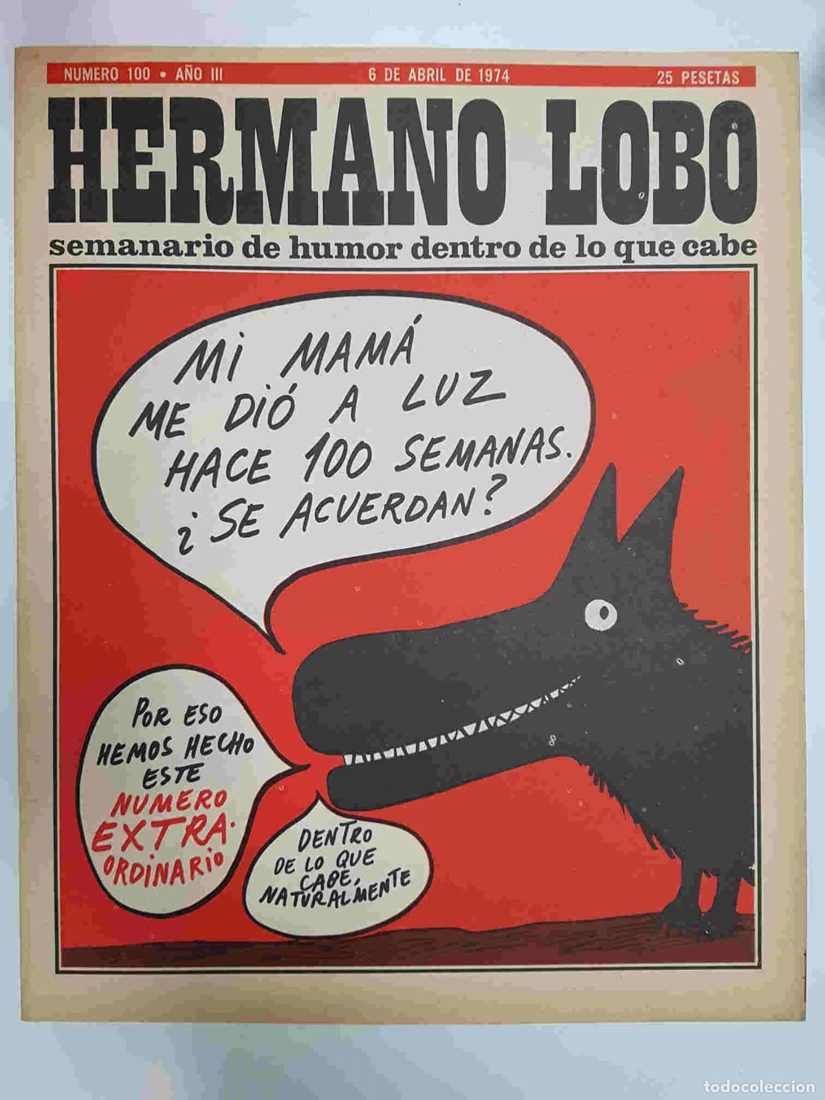 Cartoline: Hermano Lobo numero 100: numero extra - Forges-Gila-Summers-etc