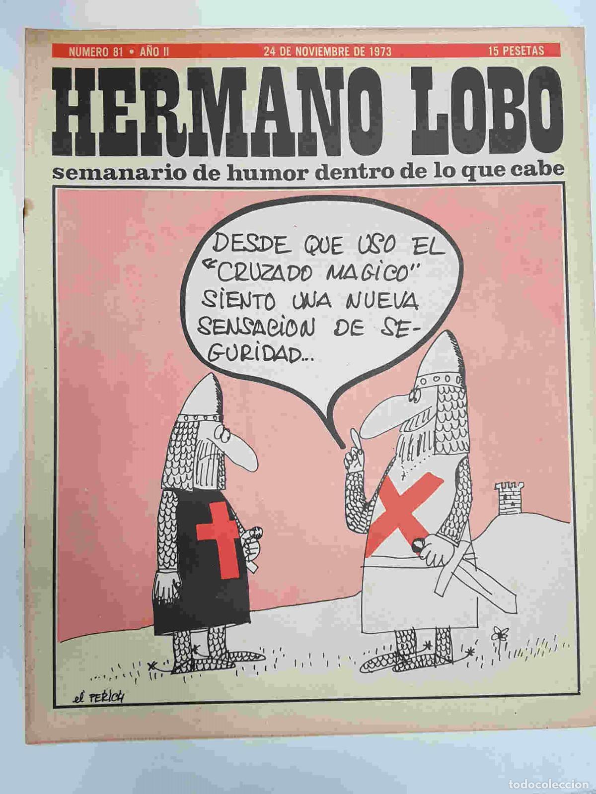 Cartoline: Hermano Lobo numero 081: portada de Peroch - Forges-Gila-Summers-etc