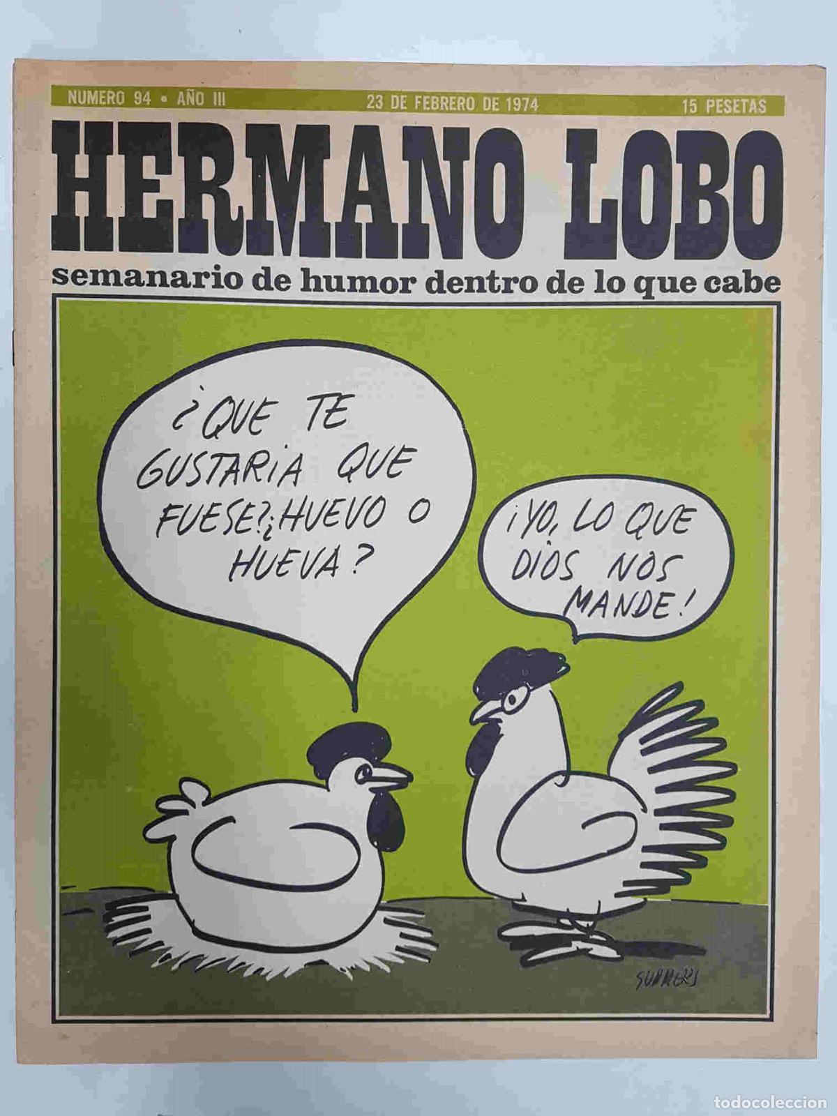 Cartoline: Hermano Lobo numero 094: portada de Summers - Forges-Gila-Summers-etc