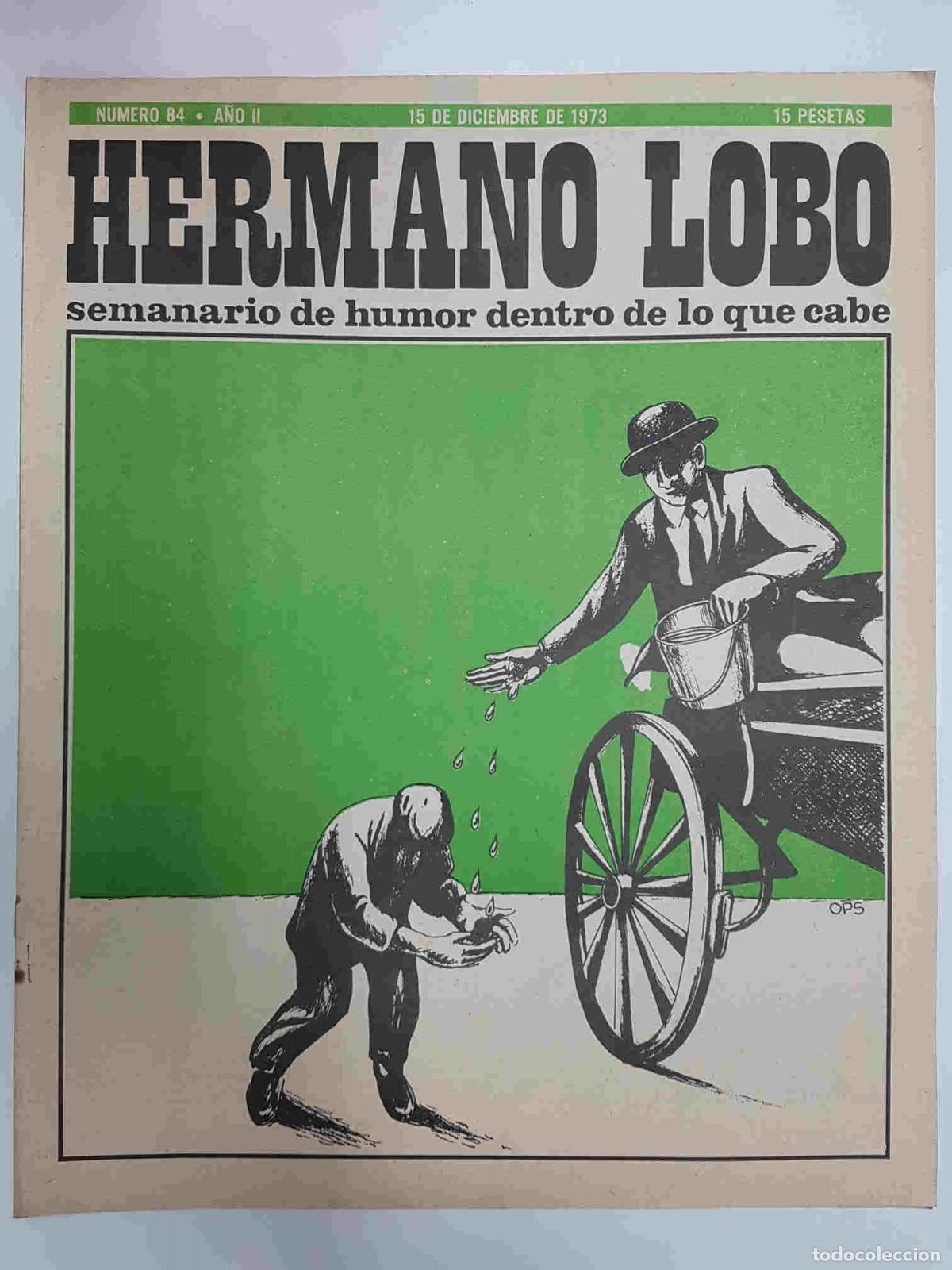 Postales: Hermano Lobo numero 084: portada de ops - Forges-Gila-Summers-etc