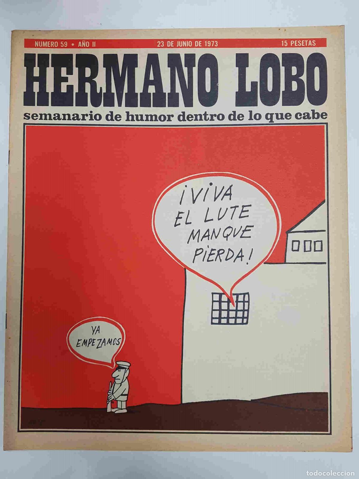Postales: Hermano Lobo numero 059: portada de Summers - Forges-Gila-Summers-etc - Foto 1