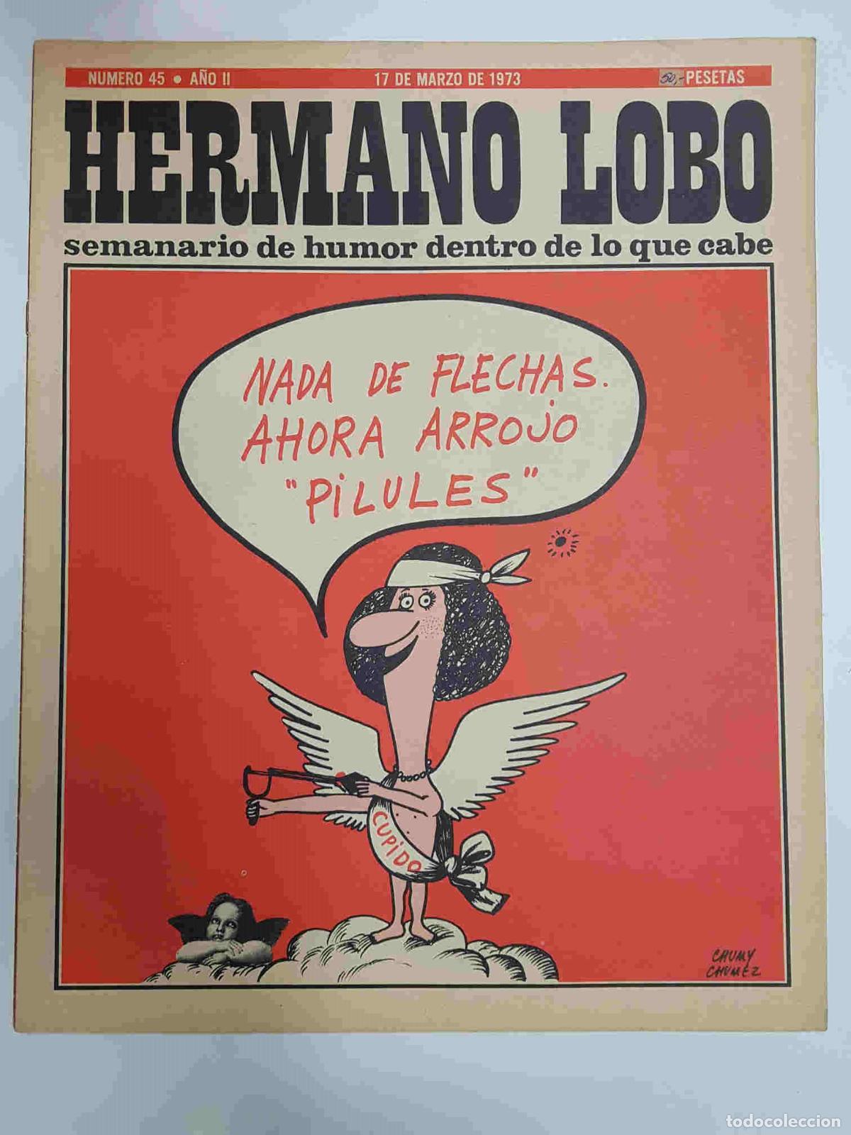 Postkarten: Hermano Lobo numero 045: portada de Chumy Chumez - Forges-Gila-Summers-etc