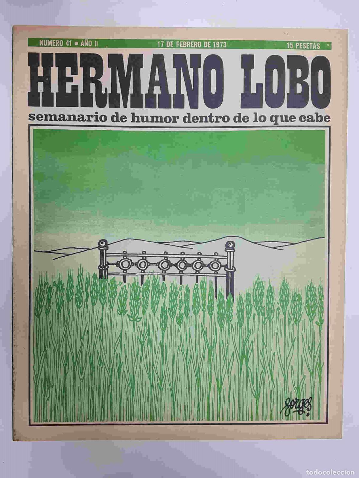 Cartoline: Hermano Lobo numero 041: portada de Forges - Forges-Gila-Summers-etc