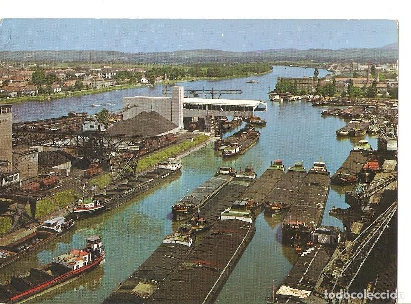Postkarten: Postal 040542 : Basel: Kleinhuninger Rheinhafen (Dreilanderecke) Rhineport Klenhuningen - Varios