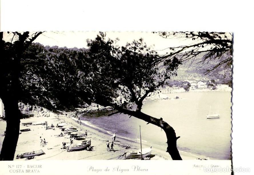 Cartoline: Postal 16453: BAGUR Costa Brava - Playa de Aigua Blava Coleccion Costa Brava - Varios