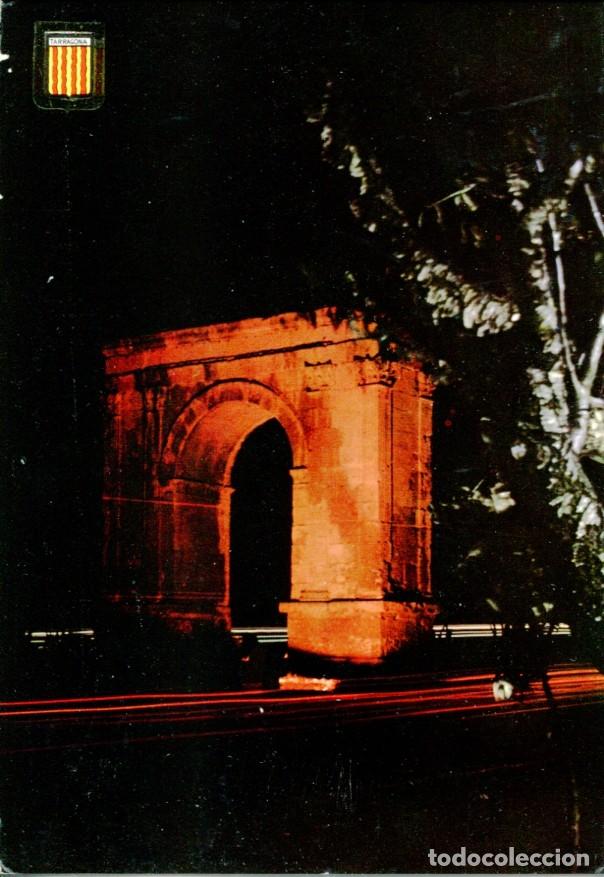 Postais: Postal 016711: TARRAGONA Costa Dorada - Vista nocturna Arco de Bara - Varios