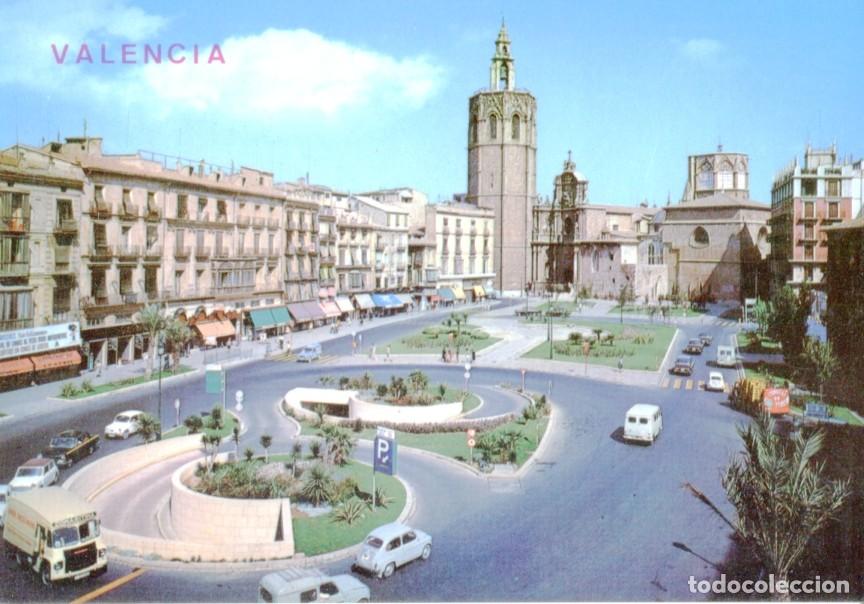 Cartoline: Postal 016749: VALENCIA - Plaza de Zaragoza y Miguelete - Varios