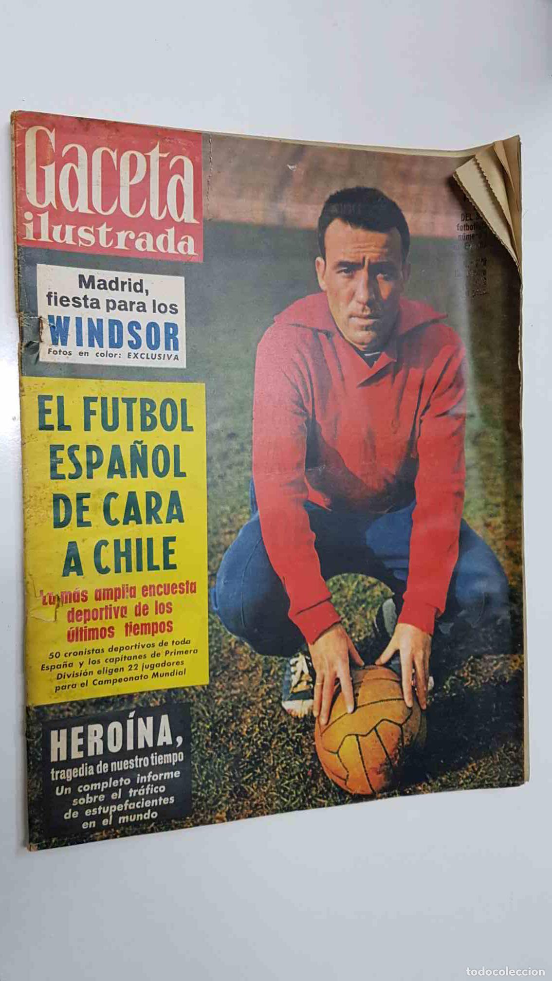 Postkarten: Revista Gaceta Ilustrada: num 279, (10-2-62): Portada: Luis del Sol. Fiesta para los Windsor