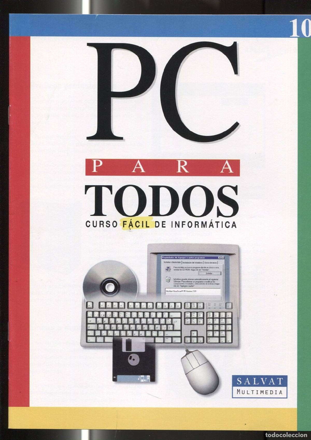 Postales: Fasciculo numero 10 del curso facil de informatica PC PARA TODOS - varios