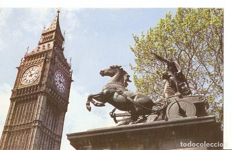 Postcards: Postal 041679 : Big Ben Boadicea Statue. London - Varios